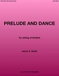 Prelude and Dance Orchestra sheet music cover Thumbnail